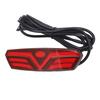 Electric Bike Brake Rear Light High Brightness Energy Saving LED Bicycle Brake Warning Lamp 48V Common Connector