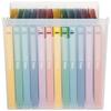 Nakabayashi Index File Box Document Storage Case F4 Clear Fubo I-F4C