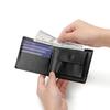Men's Wallet, Two Fold Leather Wallet, Multiple Card Slots, Change Slots, Short Wallet Clip