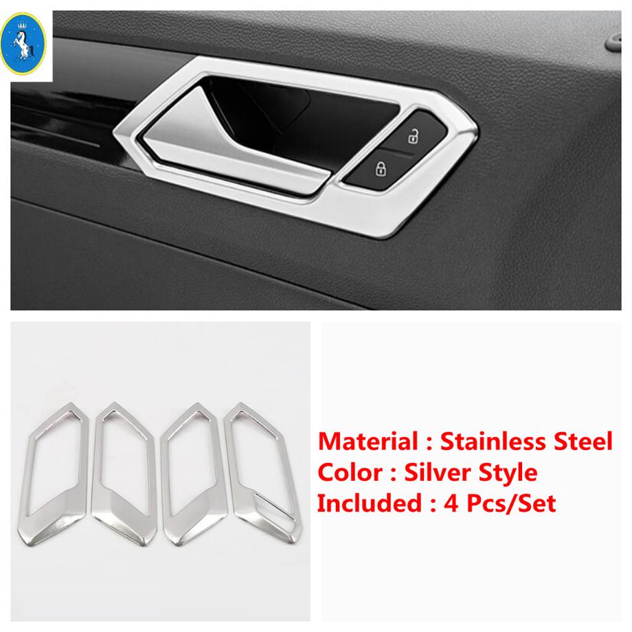 For Volkswagen T-Roc T Roc 2018 - 2025 Glove Box Window Lift Handle Bowl Central Control AC Air Panel Rear Anti Kick Cover Trim