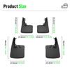 4PCS Splash Guards Mudguards Compatible with Dodge Ram 1500 2500 3500 2009 2010 2011 2012 2013 2014 2015 2016 2017 2018