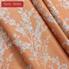 1PC Nuan Series American Retro Pastoral Style Orange Printed Curtains Full Blackout Curtains for Bedroom Living Room Balcony Window for Home Decor
