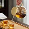 Amber Cold Water Kettle Glass Teapot High Temperature Resistant Office and Household Filter Tea Set Large Capacity Juice Till Pot