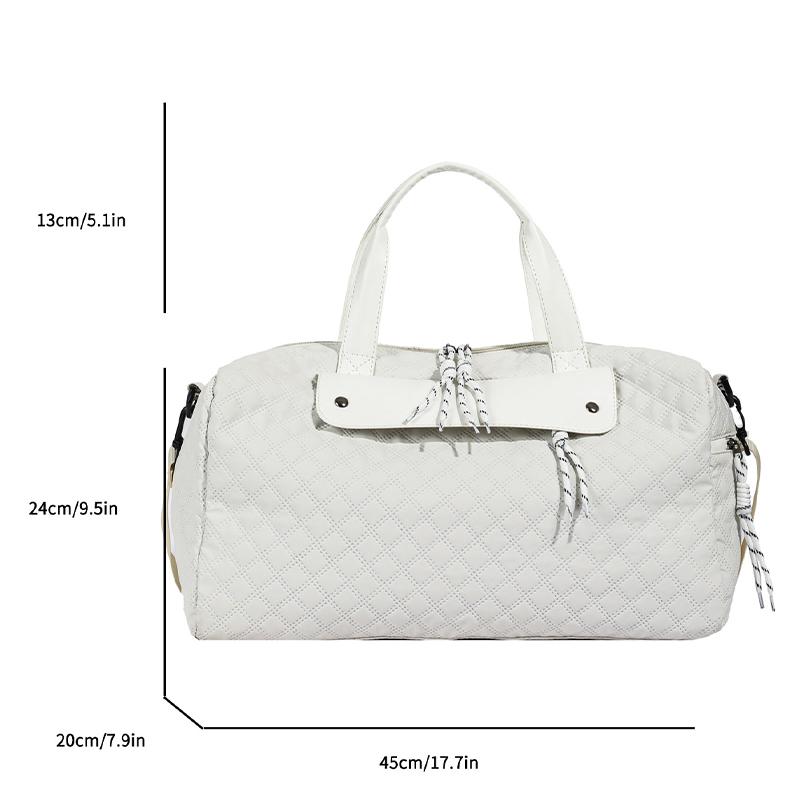 Carry On Travel Duffle Bag Nylon Waterproof Sports Gym Tote Bags For Women Large Capacity Storage Luggage Handbag