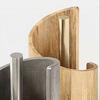 Paper Towel Holder Large Capacity Smooth Extraction Wooden Stand Stain-resistant Moisture Proof Kitchen Organizer