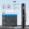 WUBEN L50 Powerful 1200 Lumen Tactical 6 Dimming IP68 Up to 143 Hours of LED Compact and Ideal for Power and Evacuations Flashlight, Rechargeable,