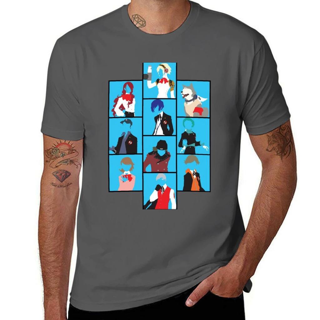Perusona 3 Tshirt Basic Lightweight Short Sleeve Tee