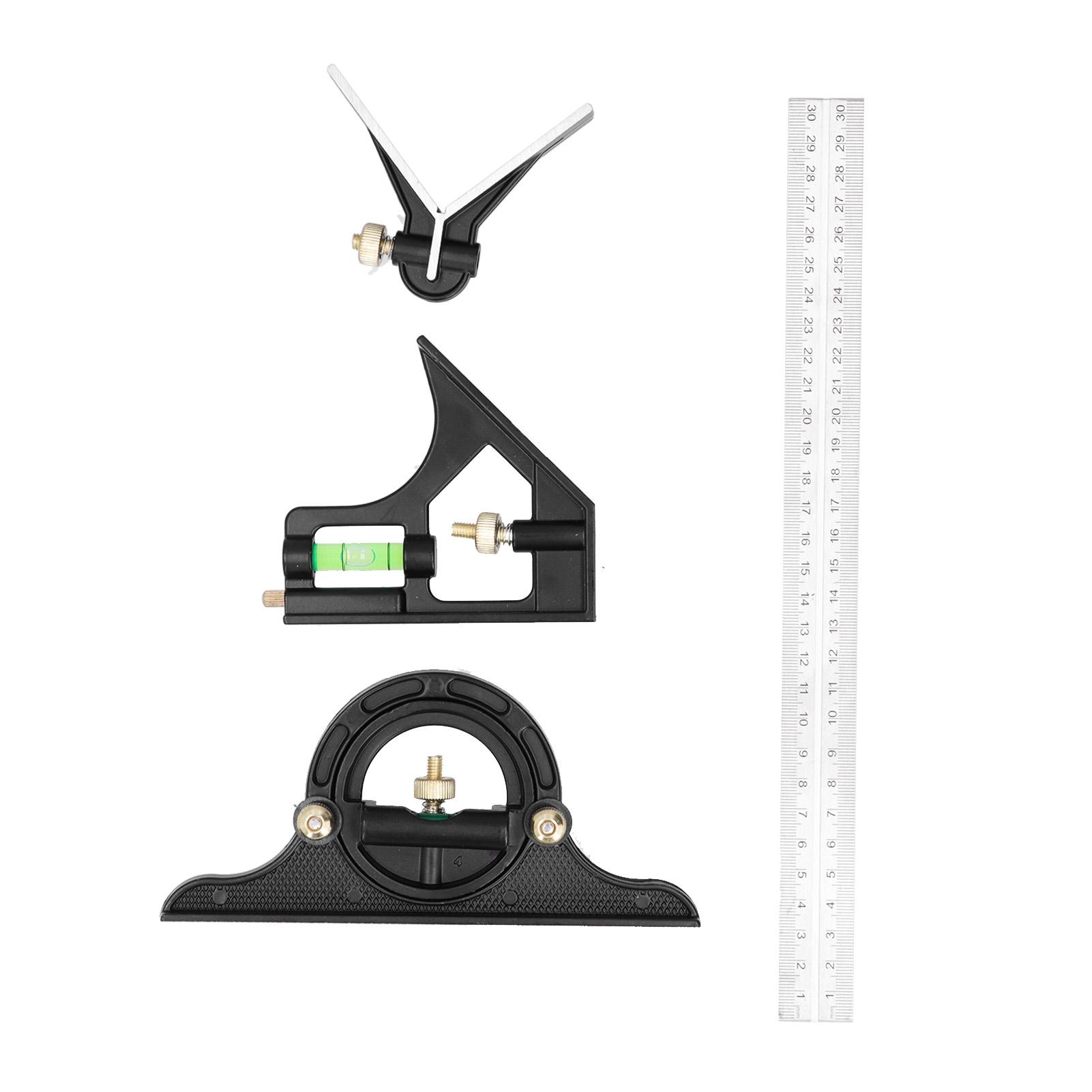 

Combination Square Aluminum Alloy Stainless Steel Measuring Tool for Angle Measurement