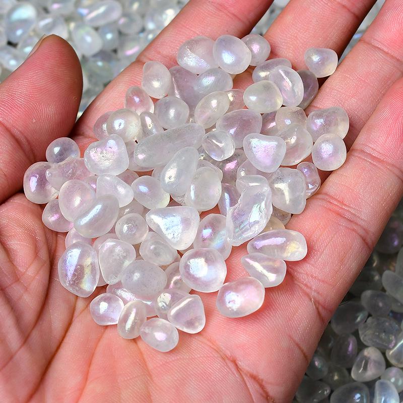 Seven-Color Crystal Gravel for Fish Tanks, Bonsai, Buddha Offerings, Manicures, Demagnetization, and Room Decoration.