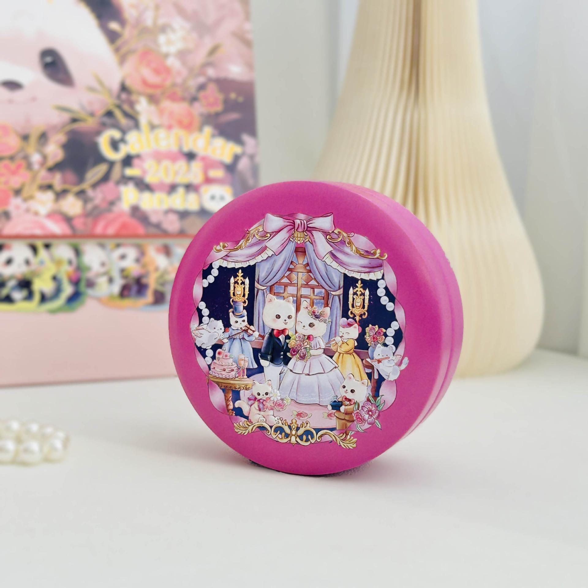 3D Embossed Red Wedding Candy Box with Rabbit Design 1 box
