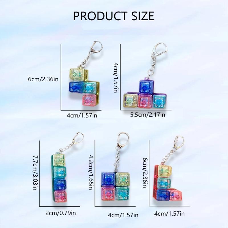 Pack of 5 Keyboard Fidgets Toy with Removable Keycap Design for Anxiety Reduction and Fun Engagement