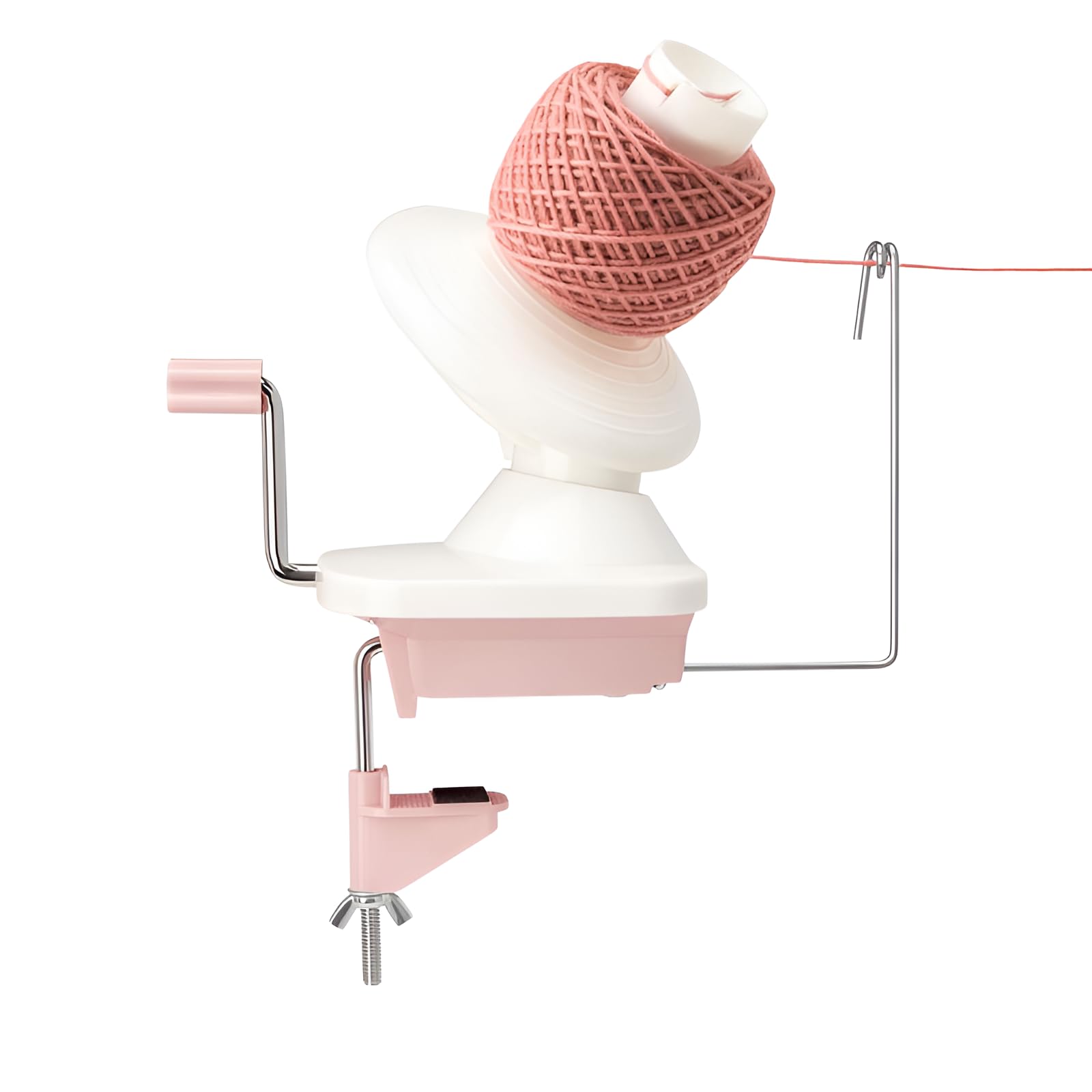 

[Firmiarii] Time-Saving Quiet Tabletop Winder, Made of Metal and Reinforced Resin, for Handmade Knitting Machines, DIY Tools, Portable for Home and Of