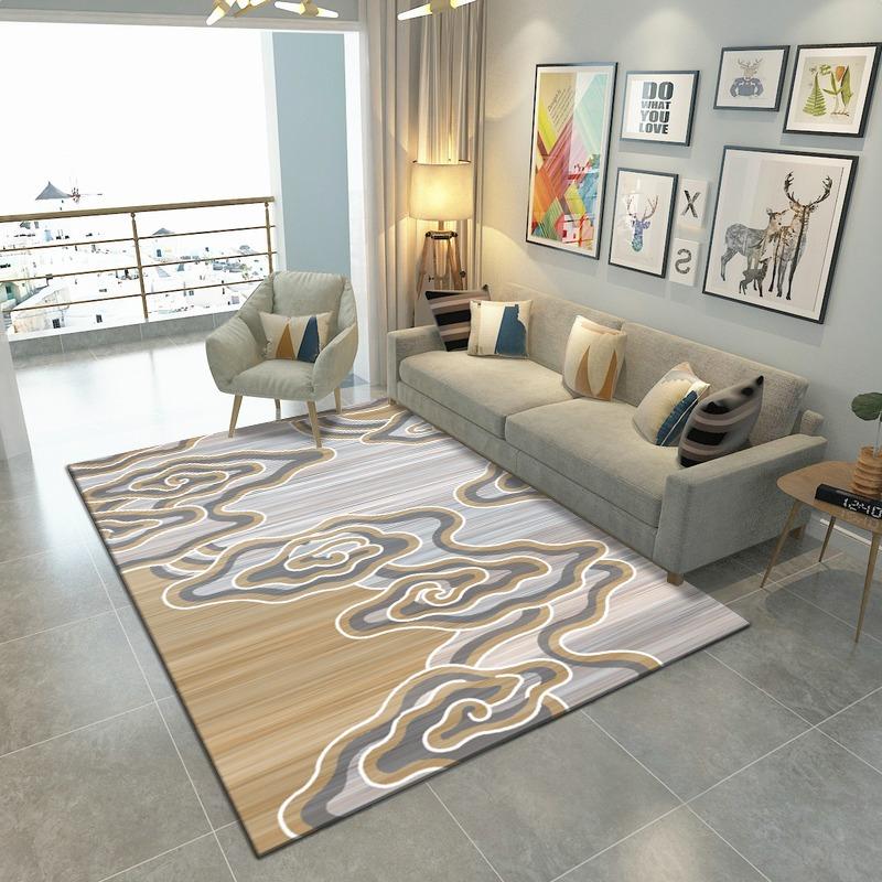 Geometry Nordic Print Large Area Carpet for Home Living Room Bedroom Sofa Doormat Decor Rug Non-slip Floor Mat  Modern Fashion