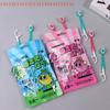 12Pcs/Set Mini Toothbrush Burst Bead Toothbrush Free Floss Portable Oral Care Tool Free Floss Disposable Soft Hair Toothbrushes