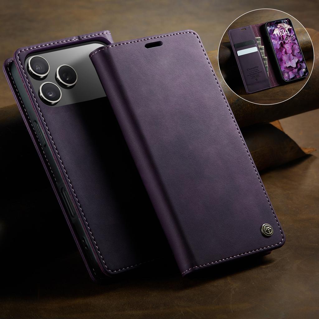 Für iPhone 18 Pro Max Luxuriöse Retro Magnetische PU-Leder Brieftasche Handyhülle Für iPhone18Pro Max Stoßfeste Kartenhalter Tasche Abdeckung
