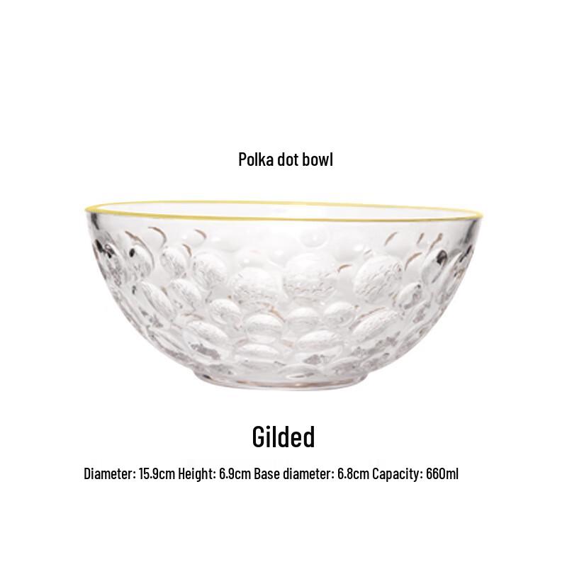 Набор из 2-х тарелок ZISIZ с точками и золотой отделкой