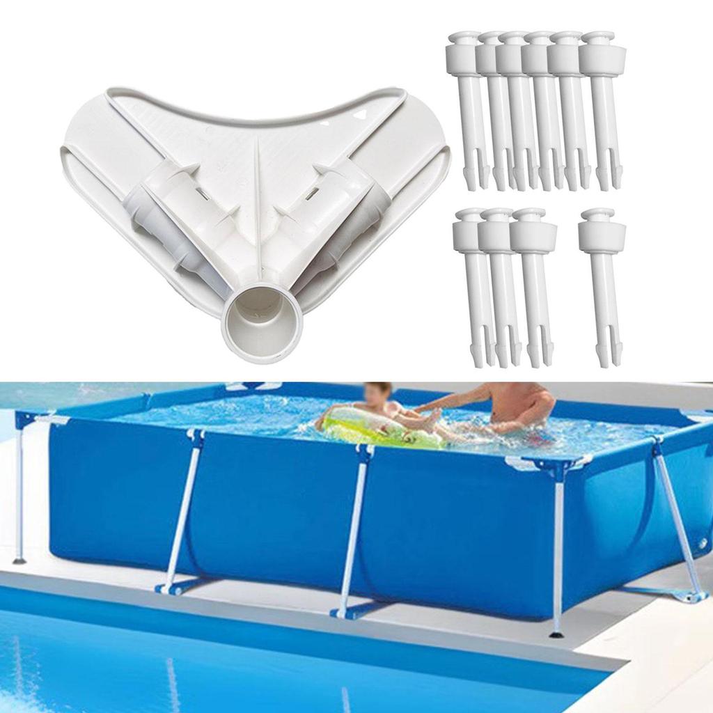for Pool – Easy Assembly Adapter Corner Connection Metal Frame Pools And