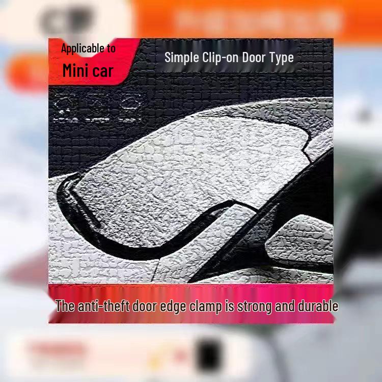 Cute Husky Car Windshield Snow Cover - Anti-Freeze, Anti-Snow, and Sun Protection