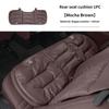 Car Front Rear Seat Cover Velour Leather Cushion Backrest Protective Mat For Mercedes Benz AMG A C E S Class W205 W212 W108 W204 PL4