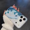 Blue Butterfly by the Sea Phone Case For iPhone 17 17Air 13 16 15 14 11 12 Pro Max Matte Silicone Shockproof Soft Cover Funda