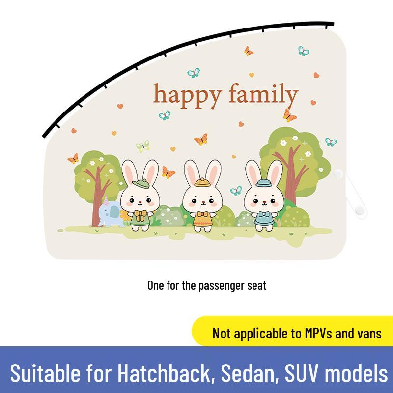 Car Sunshade Blackout Curtains for Baby & Child - UV Protection & Privacy