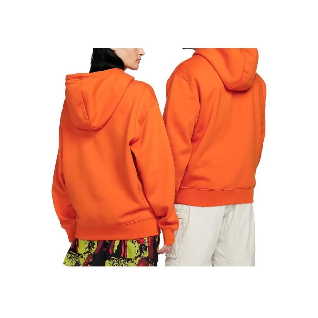 Nike ACG Logo Print Hooded Pullover Sweatshirt Unisex Tops Orange DH3088-893