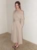 Etmont 2-Way Shoulder Strap Dress, Beige