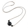 Retro Purple Rosewood Beaded Incense Ball Necklace - Versatile Cotton Linen Accessory