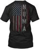 Numa Family T-Shirt mit amerikanischer Flagge, hergestellt in den USA, Größen S bis 5XL