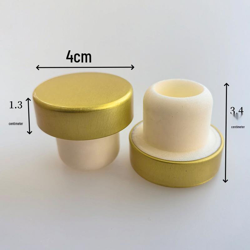 Universal Silicone Wine Bottle Stopper - T-shaped Cap for Red, White, and Champagne Wine.