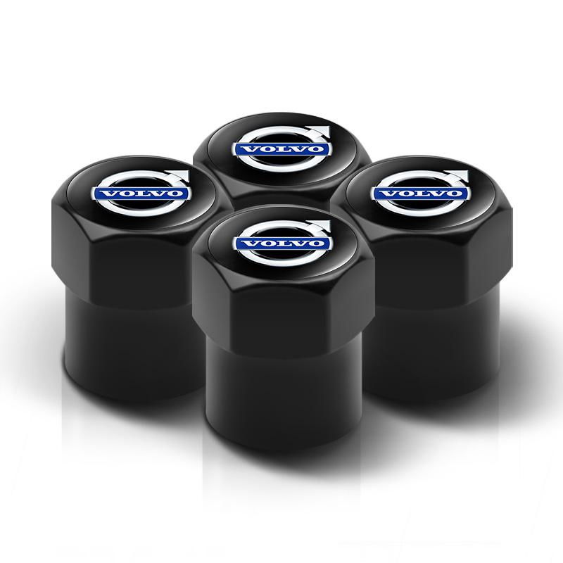 For Volvo Volvo Car Tire Wheel Valve Caps Cover Car Key Chain Ring Keychain For Volvo XC60 V50 V40 XC90 S60 S40 S80l V90 V60 EX9
