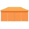 Foldable Pop Up Party Tent with 4 Side Panels Orange