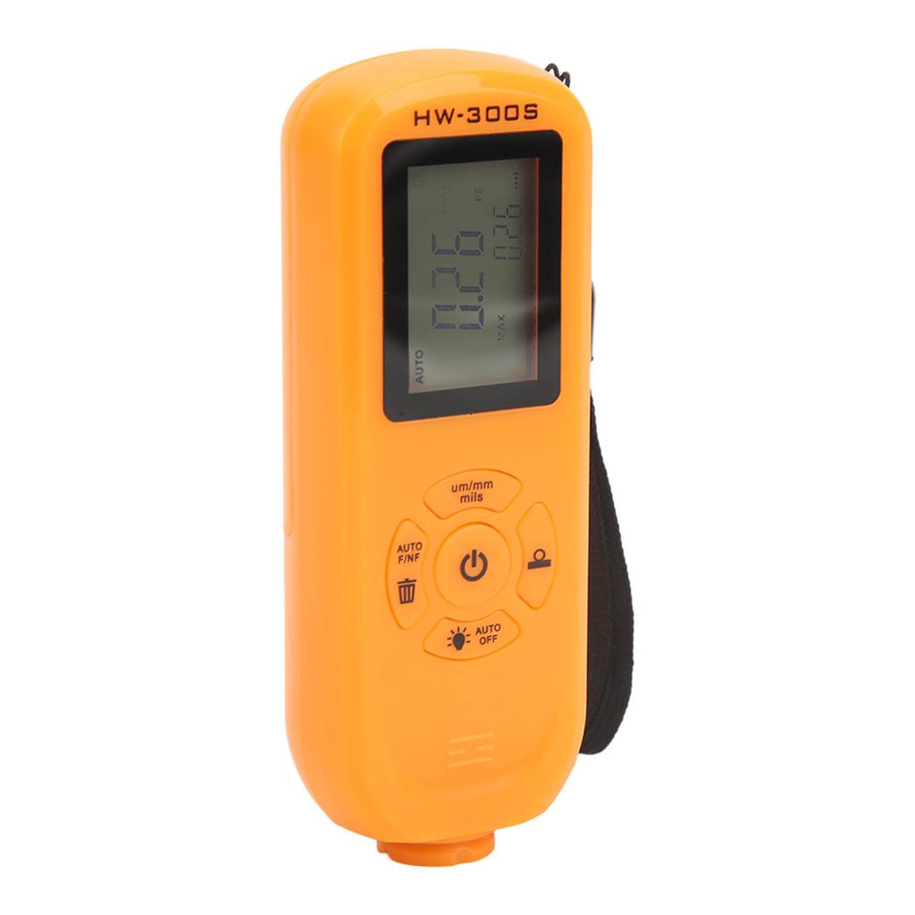 Paint Coating Thickness Gauge Depth Meter 3 Units Um Mm Mils for Manufacturing Vertical Screen