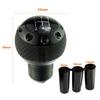 Lunsom PU Shift Knob 5 Speed Ball Shift Knob General Auto Manual Car (Black)