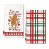 1pc/2pc/4pc/pack Christmas Scrub Sponge Creative Kitchen Dish Cloth Festive Cleaning Decor for Home & Table Kitchen Dish Towel Xmas Cleaning Supplies