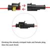708Pcs 43set 1-6 Pin Way Car Sealed IP68 Waterproof Electrical Wire Connector Plug Kit 12A For Cars Motorbikes Trucks Boats Auto