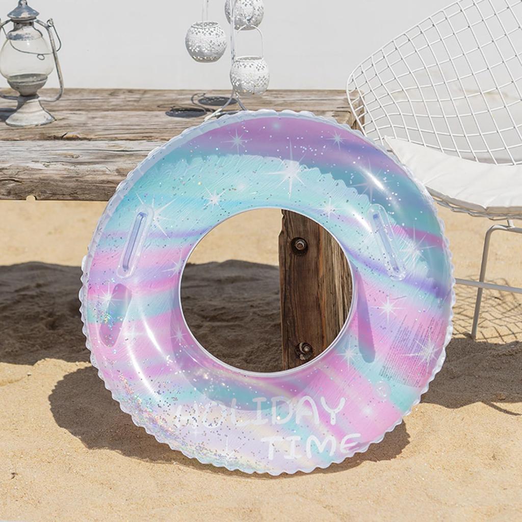 Float For Swimming For Water Floating Starry Sky Cute With Summer Heat Protection Float, O-shaped Float, Children, Adults, Parent-Child Ring, Play,