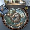 Duck Family Nature Round Area Rug Under Office Chairs Bedroom Living Room Home Decor