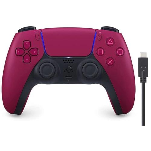[Genuine Product] DualSense Wireless Controller Cosmic Red (CFI-ZCT1J02) [.co.jp Bonus] Controller Charging Cable for PS5 3m