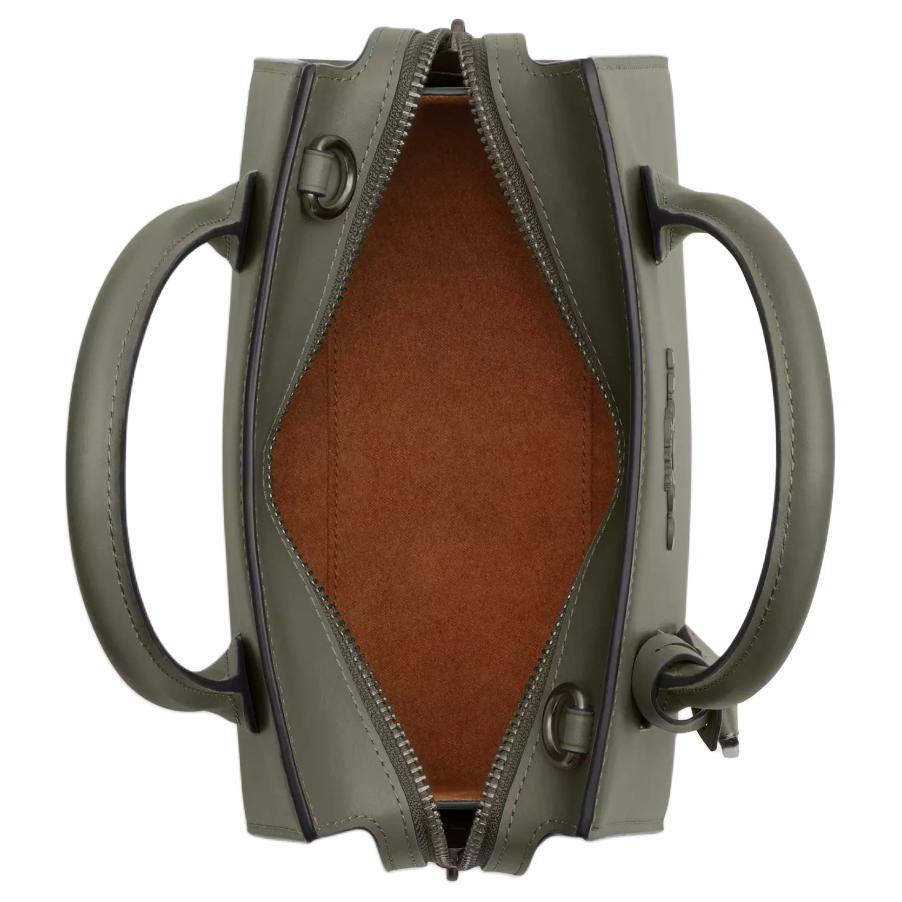 Coach 22 Brand Logo Detachable Shoulder Strap Exquisite Calfskin Small Crossbody Handbag Women Handbag Military-Green CP081-QBMGR