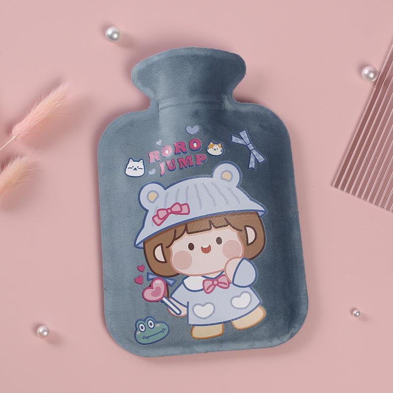 Mini Plush Cartoon Hot Water Bottle & Hand Warmer
