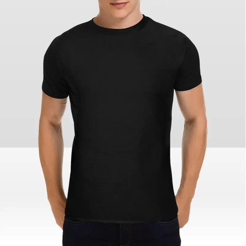 European Size Men'S  Garage Workshop Print T-Shirt - Mechanic-Themed Casual Crew Neck Short Sleeve Top, Lightweight Summer And Year-Round Wear For
