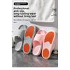 Summer Non-Slip PVC Slippers, Quick Dry Flat Bathroom Indoor Outdoor Shoes for Pregnant Women and Parents