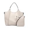 [Guscio Italy] [Featured In Fashion Magazine Oggi.jp] Tote Bag [2-piece Set with Pochette] A4 & PC Storage with Shoulder Strap, for Both On and Off