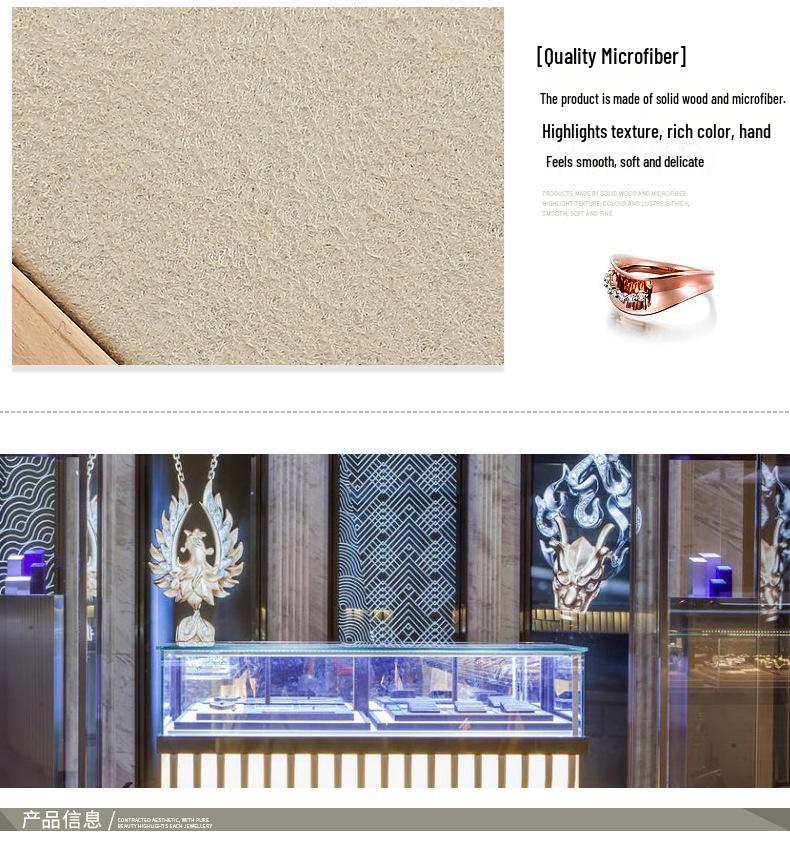 Digu Solid Wood Jewelry Display Stand for Rings, Necklaces, Earrings, and Pendants