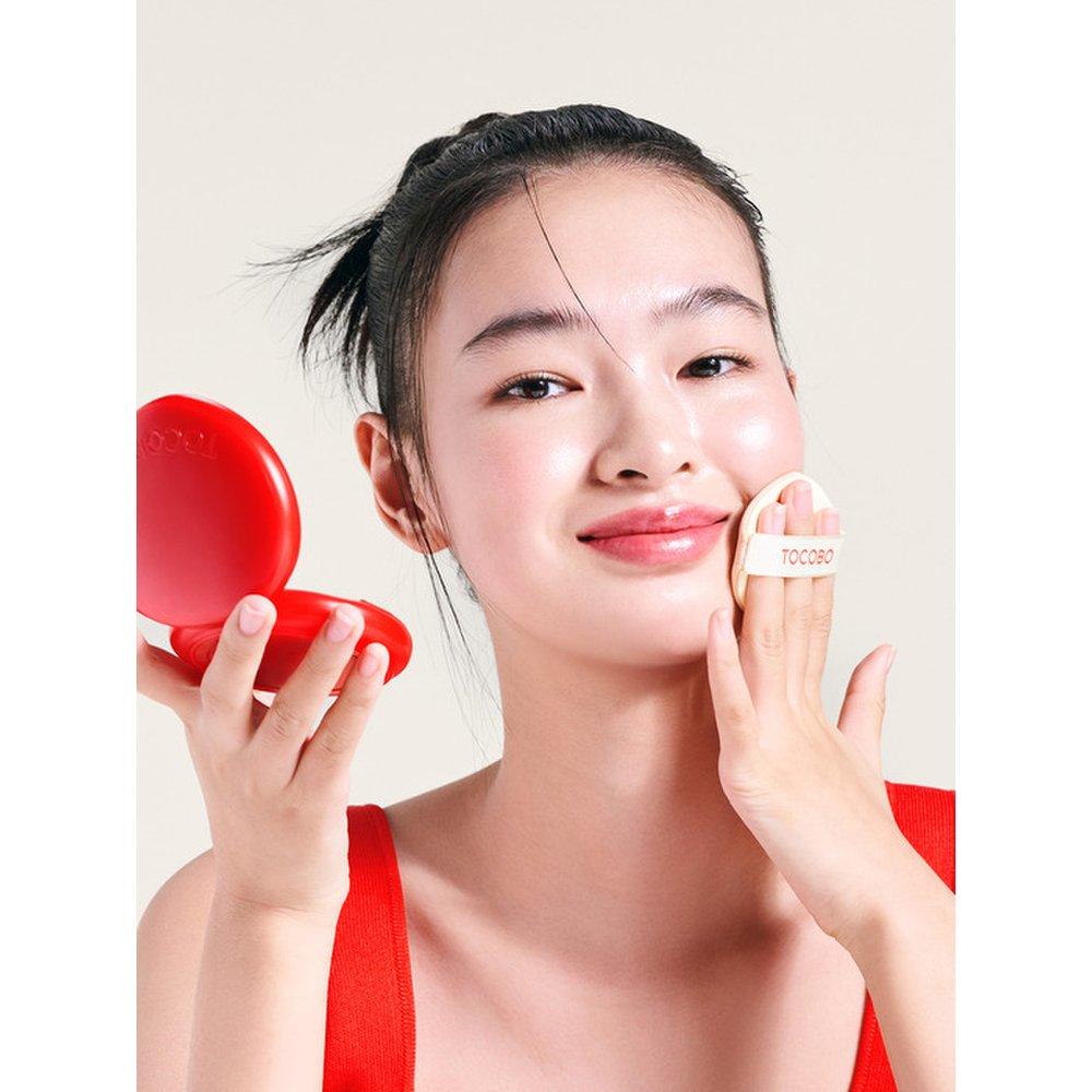 TOCOBO Apple Dewy Fit Cushion 15g (+2 Soothing Cica Kits)