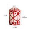 Vaso portaoggetti in ceramica con design sul viso, per gioielli, candele, decorazione da scrivania, contenitore in stile europeo