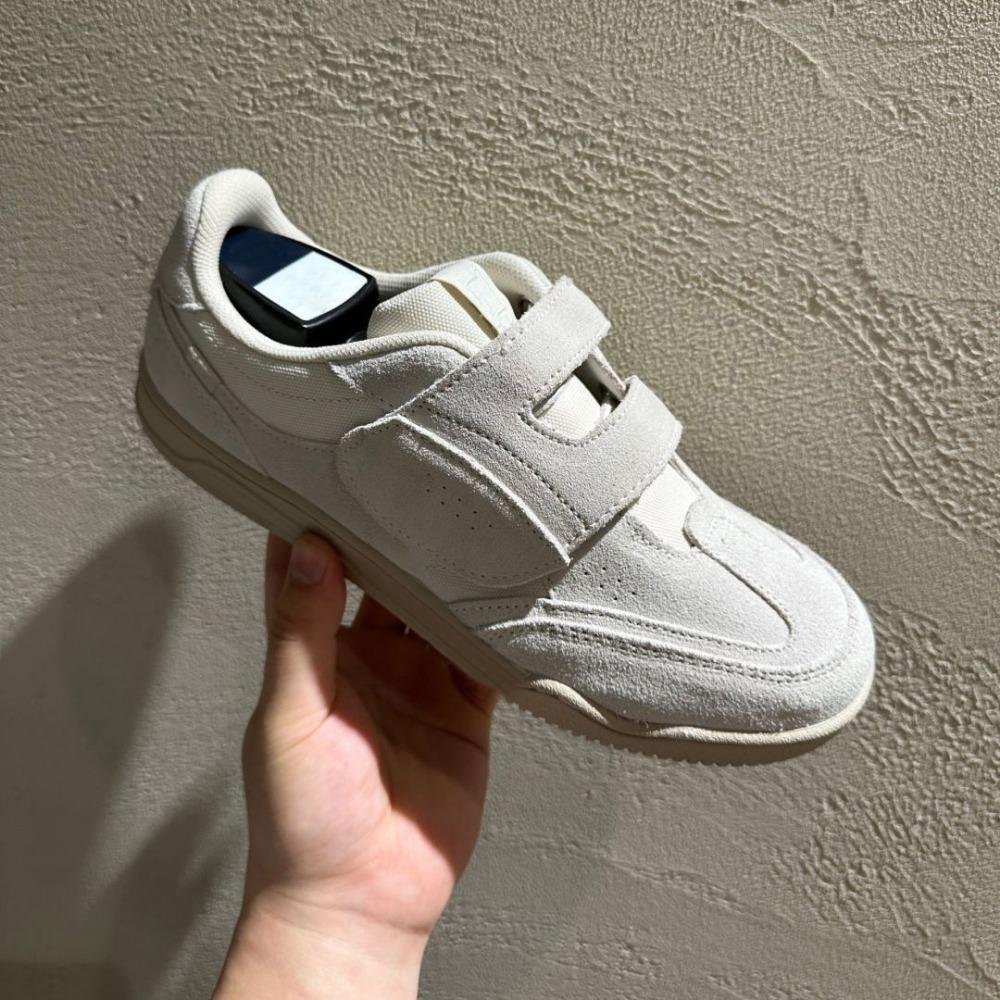 Flat Casual Shoes Women's Spring and Autumn Leather Round Toe Womens Shoe Casual Sports Style Flat Bottomed Board Shoes Sneakers
