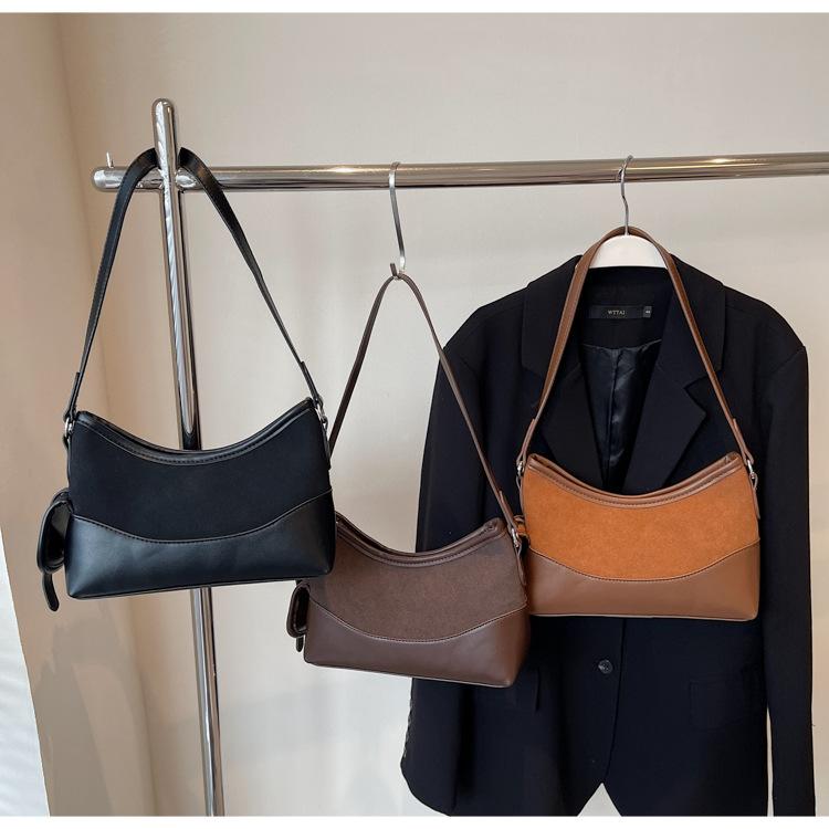 Retro matowa torba damska o dużej pojemności 2024 nowa jesień i zima niszowa torba kurierska do pracy