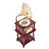 Vintage-Style Gramophone Music Box: Retro Home Decor & Melodic Charm